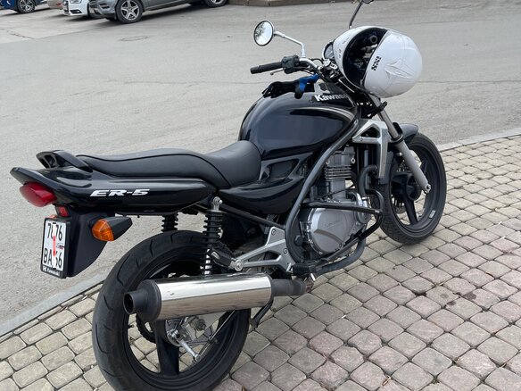 2004 Kawasaki ER-5, чёрный, 260000 рублей - вид 2