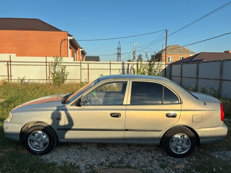 2008 Hyundai Accent ТагАЗ II, бежевый, 330000 рублей, вид 4