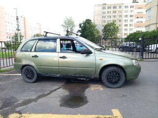 2010 Lada (ВАЗ) Kalina I, зелёный, 180000 рублей, вид 1