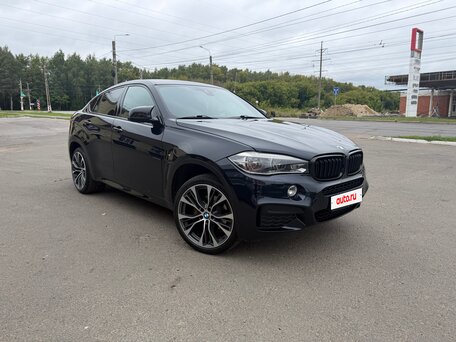 2016 BMW X6 30d II (F16), чёрный, 3400000 рублей, вид 3