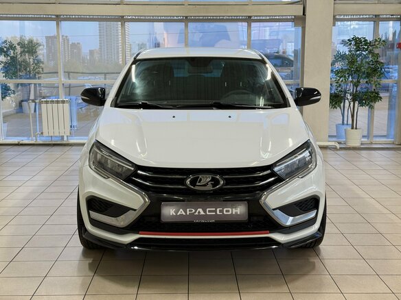 2023 Lada (ВАЗ) Vesta I Рестайлинг (NG), белый - вид 2