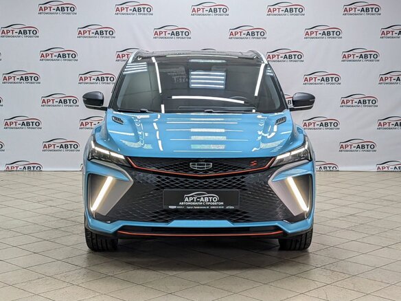 2023 Geely Coolray I Рестайлинг, голубой - вид 1