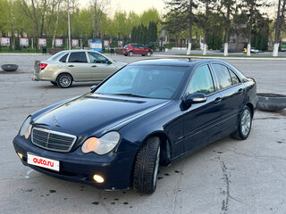2000 Mercedes-Benz C-Класс 180 II (W203), синий, 500000 рублей, вид 1