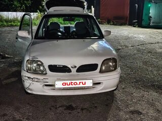 1999 Nissan March II (K11), белый, 170000 рублей, вид 1