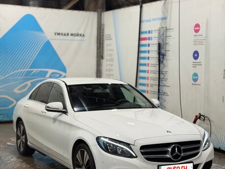 2017 Mercedes-Benz C-Класс 180 9G-TRONIC IV (W205), белый, 1890000 рублей, вид 1