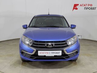 2019 Lada (ВАЗ) Granta I Рестайлинг, синий, 665000 рублей, вид 2