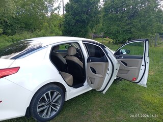 2015 Kia Optima III Рестайлинг, белый, 1690000 рублей, вид 4