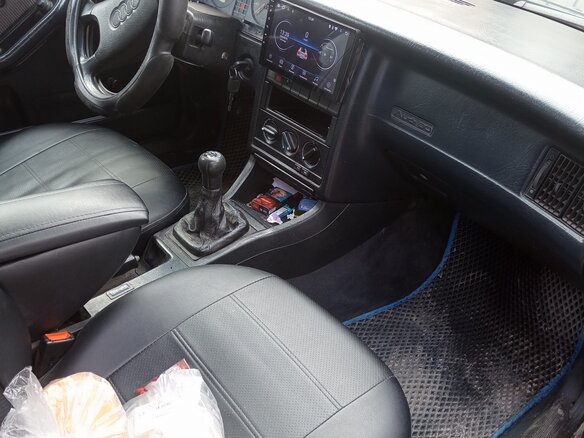 1992 Audi 80 V (B4), синий, 270000 рублей - вид 10