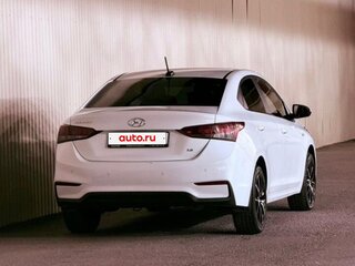 2018 Hyundai Solaris II, белый, 1250000 рублей, вид 4