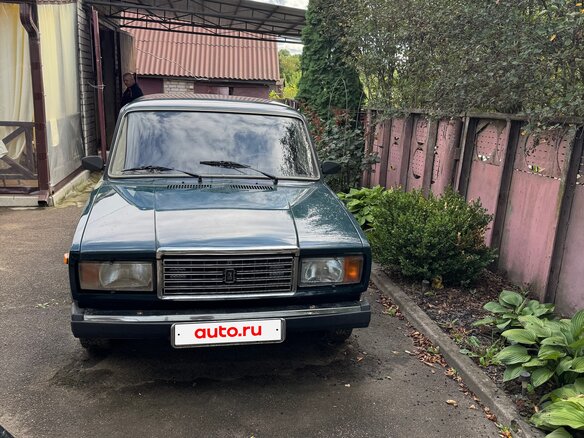 2005 Lada (ВАЗ) 2107, зелёный, 140000 рублей