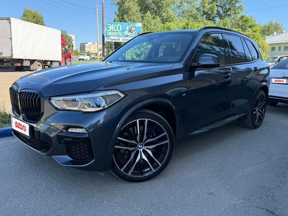 2019 BMW X5 30d IV (G05/G18), синий, 6400000 рублей - вид 1