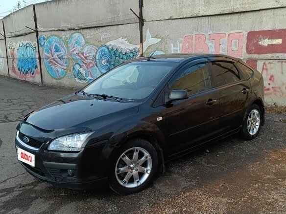 2007 Ford Focus II, чёрный