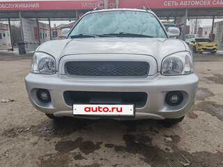 2002 Hyundai Santa Fe I, серебристый, 550000 рублей, вид 2