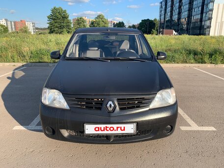 2007 Renault Logan I, чёрный, 450000 рублей, вид 1