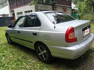 2004 Hyundai Accent ТагАЗ II, серебристый, 265000 рублей, вид 4