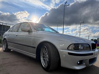 2001 BMW 5 серии 530d IV (E39) Рестайлинг, серебристый, 1050000 рублей, вид 4