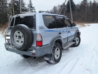 1997 Toyota Land Cruiser Prado 90 Series, серый, 1049000 рублей, вид 4