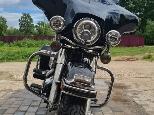 2007 Harley-Davidson Electra Glide, чёрный - вид 4