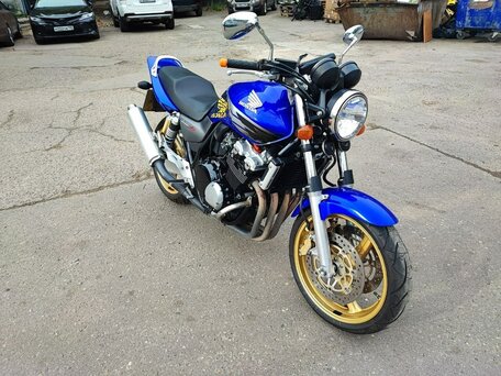 2004 Honda CB 400 Super Four, синий, 299000 рублей, вид 5