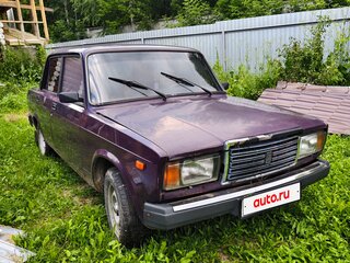 2003 Lada (ВАЗ) 2107, фиолетовый, 200000 рублей, вид 2