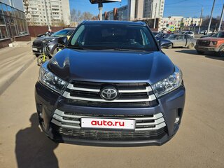 2018 Toyota Highlander III (XU50) Рестайлинг, синий, 2800000 рублей, вид 2