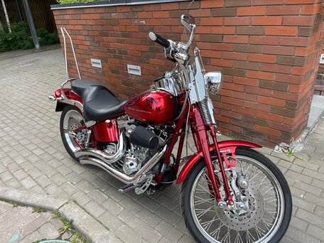 2007 Harley-Davidson CVO Softail Springer, красный, 1425000 рублей, вид 5
