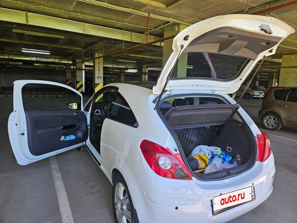 2012 Opel Corsa D Рестайлинг II, белый - вид 11