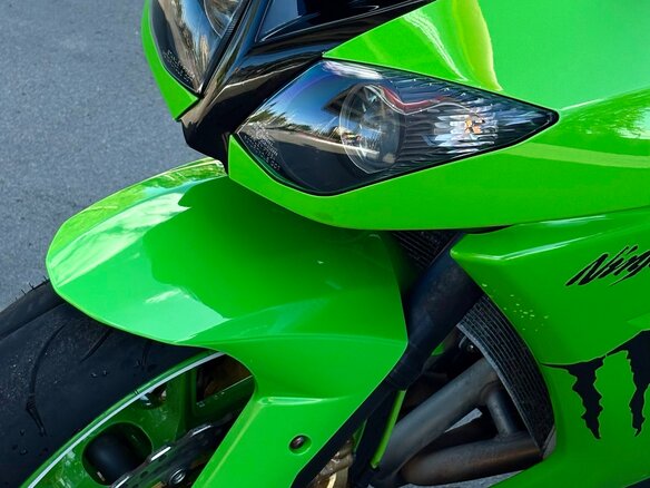 2007 Kawasaki ZX-10R Ninja, зелёный, 735000 рублей - вид 25