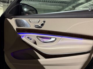 2017 Mercedes-Benz S-Класс 450 Long VI (W222, C217) Рестайлинг, чёрный, 4900000 рублей, вид 3