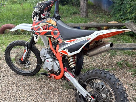2023 Kayo Basic TT125, оранжевый, 60000 рублей, вид 4
