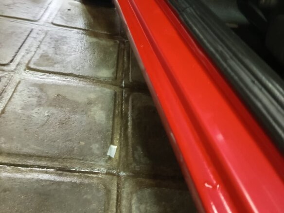 1992 Volkswagen Golf III, красный, 430000 рублей - вид 19