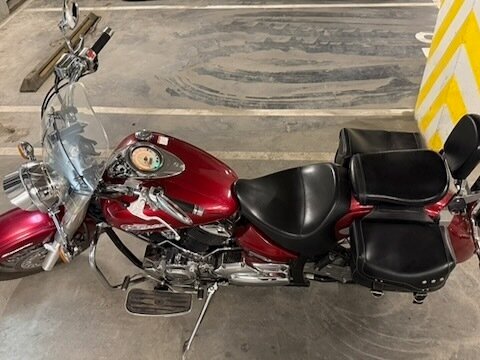 2003 Yamaha XVS1100, красный - вид 10