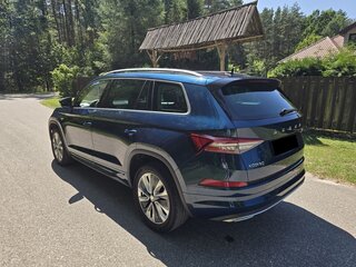 2023 Skoda Kodiaq I Рестайлинг, синий, 3700000 рублей, вид 3