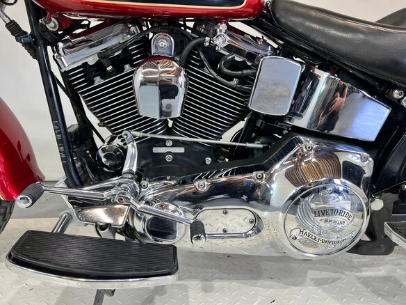 1998 Harley-Davidson Fat Boy, пурпурный, 770000 рублей - вид 25