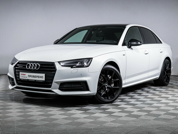 2017 Audi A4 V (B9), белый