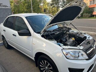 2017 Lada (ВАЗ) Granta I, белый, 425000 рублей, вид 2