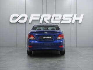 2013 Hyundai Solaris I, синий, 910000 рублей, вид 4