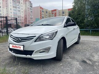 2015 Hyundai Solaris I Рестайлинг, белый, 500000 рублей, вид 5