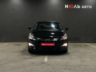 2015 Hyundai Solaris I Рестайлинг, чёрный, 1299000 рублей, вид 2