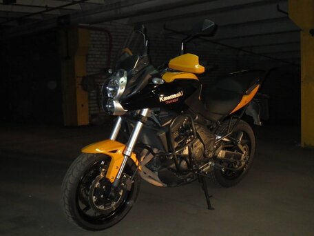 2013 Kawasaki Versys 650, жёлтый, 450000 рублей, вид 3