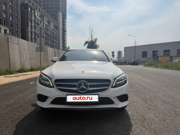 2020 Mercedes-Benz C-Класс 220 d IV (W205) Рестайлинг, белый - вид 3