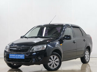 2013 Lada (ВАЗ) Granta I, чёрный, 309000 рублей, вид 3