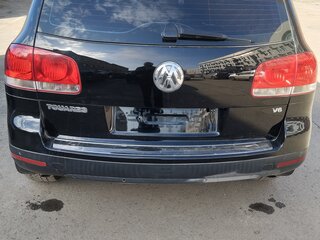 2004 Volkswagen Touareg I, чёрный, 750000 рублей, вид 4