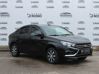 2021 Lada (ВАЗ) Vesta I, чёрный, 930000 рублей, вид 3