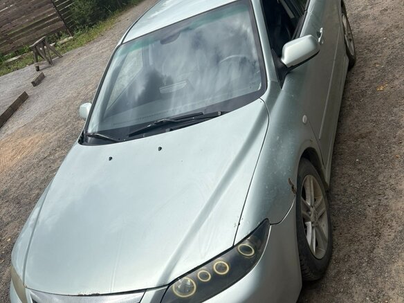 2005 Mazda 6 I (GG) Рестайлинг, серебристый, 300000 рублей - вид 6