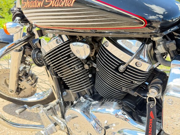 2001 Honda Shadow 750, чёрный, 530000 рублей - вид 6