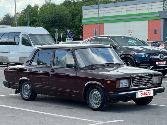 2007 Lada (ВАЗ) 2107, красный, 180000 рублей - вид 2