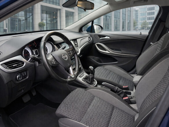 2021 Opel Astra K Рестайлинг, синий, 1120000 рублей - вид 7