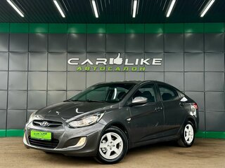 2012 Hyundai Solaris I, серый, 849000 рублей, вид 2