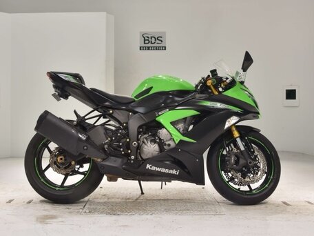 2014 Kawasaki ZX-6R Ninja, зелёный, 690000 рублей, вид 2